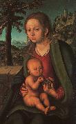 Lucas  Cranach The Madonna with the Bunch of Grapes China oil painting reproduction